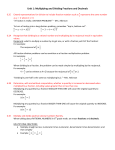 Unit 1 Notes