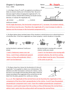 Chapter 5: Questions Mr. Kepple