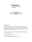 AP® Chemistry 2009 Free-Response Questions Form B