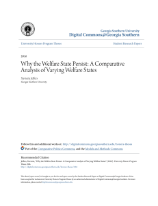 A Comparative Analysis of Varying Welfare States