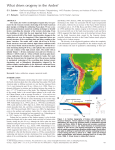 What drives orogeny in the Andes?