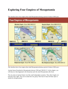 Exploring Four Empires of Mesopotamia