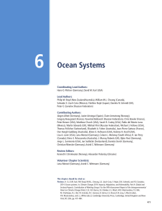 Ocean systems. In: Climate Change 2014
