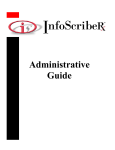 Infoscriber Admin Manual - Rappahannock Area Community