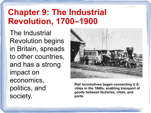 Chapter 9: The Industrial Revolution, 1700–1900
