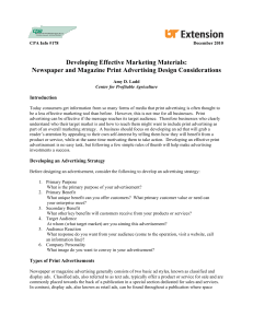 Developing Effective Marketing Materials