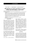 Management of a crown-root fracture in central incisors with 180