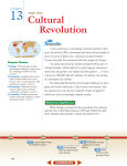 Chapter 13: Cultural Revolution
