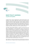 Bari Policy Agenda on growth and inequalities