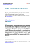 Effect of Interaction Phenolic Compounds with Milk Proteins on Cell