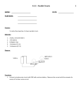 4.2.2 – Parallel Circuits NAME: DATE: PARTNERS: