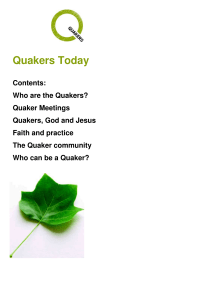 Quakers Today