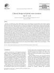 Climate change and global water resources
