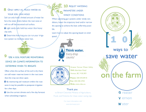 10 Ways to Save Water on the Farm