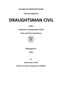 Draughtsman (Civil) - Directorate General of Training