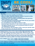 Frosty Towel General Information 2012sm