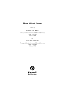 Plant Abiotic Stress