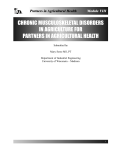 chronic musculoskeletal disorders in agriculture for partners in