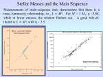 Stellar Masses and the Main Sequence