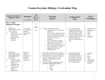 Canton Keystone Biology Curriculum Map