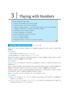 tyPes of natural numbers