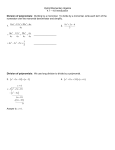 Hybrid Elementary Algebra 4.7 – 4.8 Introduction Division of