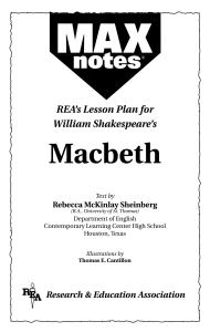 Macbeth - unSocialized