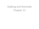 Stalking and Homicide Chapter 12