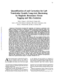 Quantification of and Correction for Left Ventricular