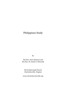 Philippians - Christ Episcopal Church