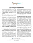 The Importance of Nucleotides