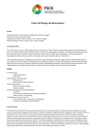 Plant Cell Biology and Biochemistry