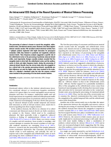 An Intracranial EEG Study of the Neural Dynamics of Musical