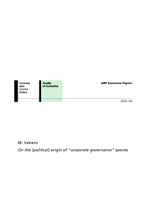 (political) origin of “corporate governance” species