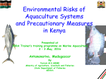 Impacts of Aquaculture…..