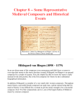 Chapter 8 -- Some Representative Medieval Composers and