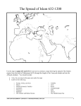 The Spread of Islam 632-1200