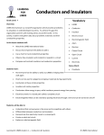 Conductors and Insulators