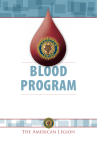 blood program - American Legion