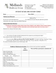 New Patient Medical History Intake Form