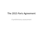 The 2015 Paris Agreement