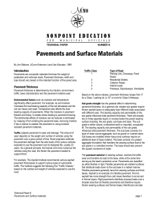 Pavements and Surface Materials - Ct NEMO
