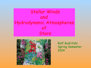 Stellar Winds and Hydrodynamic Atmospheres of Stars