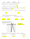 − = +−= 8x4y 4x3 y Test 2 MAT 1101 Spring 2011 Name Simplify all