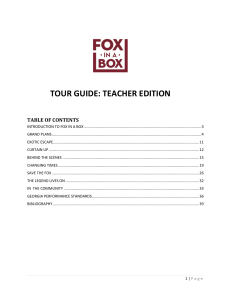 Teacher Guide - The Fox Theatre