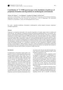 Contribution of 13C-NMR spectroscopy to the elucidation of