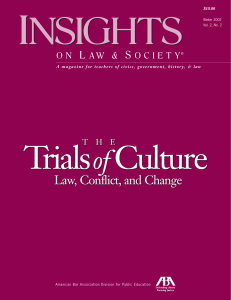 Insights on Law and Society, Vol. 2, No. 2