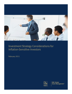Investment Strategy Considerations for Inflation