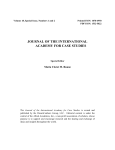 journal of the international academy for case