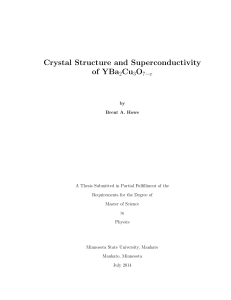 Crystal Structure and Superconductivity of